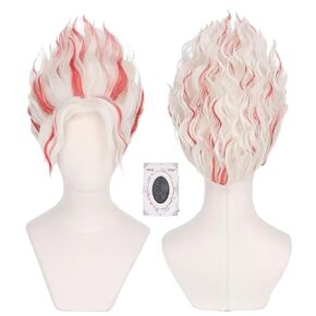 for Momo Ayase Cosplay Wig 43cm Short Brown Synthetic Hair with Wigcap for Adult Costume Party
