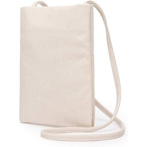 Pure color canvas mobile phone bag female messenger 2020 new simple and versatile ins wind casual small square bag
