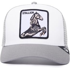 Goorin Bros. The Farm Unisex Original Adjustable Snapback Trucker Hat, The White Tiger, One Size