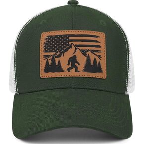 هدايا Bigfoot Sasquatch قبعة للرجال والنساء في الهواء الطلق غطاء شاحنة الشاحنة الكبيرة في الهواء الطلق
