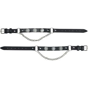 GARGOYLE BELLS Adjustable Fashion Boot Chains, Biker Boots Decoration Chains, Comes in a set of 2