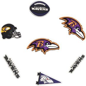 تصميم لصالح Ravens DIY Shoe Decoration Charms 7 Pack للمراهقين للجنسين البالغين