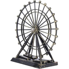 Ferris Wheel Statue, Metal Ferris Wheel Model Classic Iron for Desk for Office for Home, Generic29akgoewcy