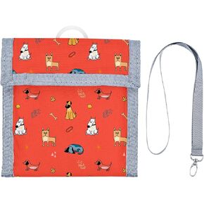 أطفال Trifold Wallet للأولاد من 4 إلى 12 عامًا ، محفظة فيلكرو مع حاملي البطاقات ، هدية عيد ميلاد الأطفال المثالية - محفظة صغار للأولاد ، محفظة Trifold for Kids (Strawberry) in Kuwait