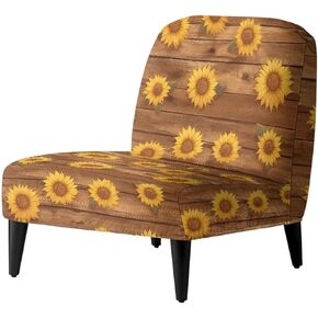 Armless Accent Chairs Covers Thick Zebra Print Armless Sofa Cover Stretchable Removable Slipper Chair Slipcover for Living Dining Room Hotel