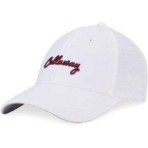 Callaway Womens Stitch Magnet Headwear (White/Red Plum)