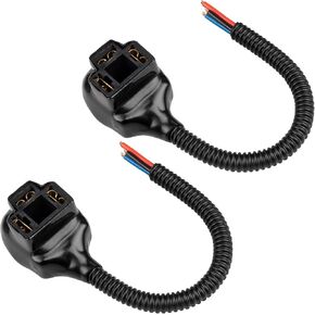 Red Wolf H4 9003 Hb2 Wire Harness Adapter Female Socket Fit 4x6 7x6 5x7 inch beam seeded beam for headip leved light retrofit consictr