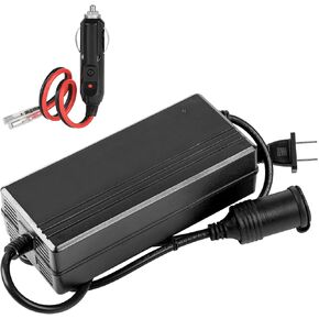 AC 110v to DC 12v Converter,AC/DC Transformer for Car Devices，150W/13A Car Cigarette Lighter Adapter with Cigarette Lighter Male Plug