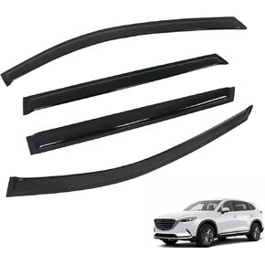 munirater Window Visor Rain Guard Side Window Vent Deflectors Replacement for 2016 2017 2018 2019 2020 2021 CX-9