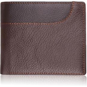 Mens Wallets Rfid Blocking Bifold Wallets for Men, With ID Window, Stylish, Sturdy and Durable Leather Wallets