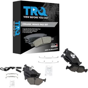 TRQ Brake Pads Ceramic Compatible with 1995-1999 BMW 318ti
