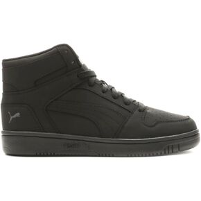 PUMA Men's Rebound Layup Mid Shoes Sneaker, Black-Black-Cool Dark Gray, 10.5 Wide