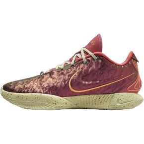 أحذية كرة السلة للرجال Nike LeBron XXI (FN0708-800 ، Ember Glow/Campfire Orange/Dark Russet/Elemental) الحجم 8