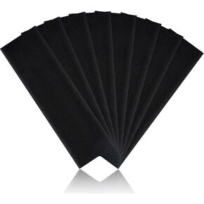 8Pcs Black Yoga Sports Headbands for Women Non Slip Workout Stretchy Sweat Headband Soft Sports Headband for Yoga Running Fashion Sports Hair Bands for Athletic Gym Travel