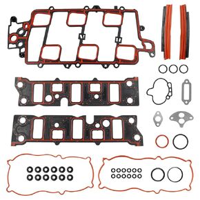 3.8 Intake Manifold Gasket Set, Compatible with 1997-2009 Buick Regal Pontiac Grand Prix Chevy Impala Lumina Monte Carlo Oldsmobile Intrigue Regency, Replaces# MIS16203A