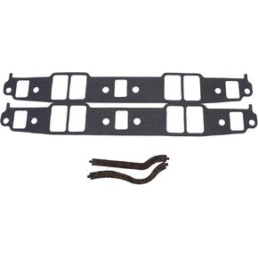 1205 Engine Intake Manifold Gasket Set Fits For Chevy SBC 350 2.09" x1.28" x0.060"
