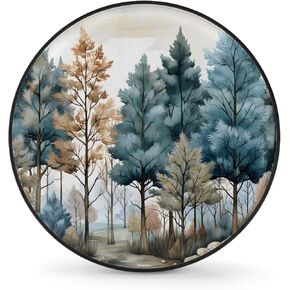 Spare Tire Cover 15 inch，Scenic Woods Waterproof Wheel Cover for SUV，Truck，Camper RV，Travel Trailer Universal Fit Wheel Covers