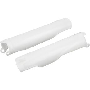 Fork Guard, 2pcs ABS Front Fork Tube Cover Fork Protector Replacement for CR125 CR250 CR500 CRF250R CRF250X CRF450X