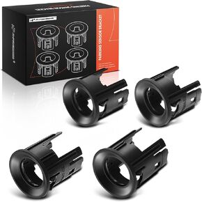A-Premium 4-PC Front Inner or Outer Parking Assist Sensor Retainer Bezels Compatible with Ram Models - 1500 2019-2024, with Advanced Park Assist System