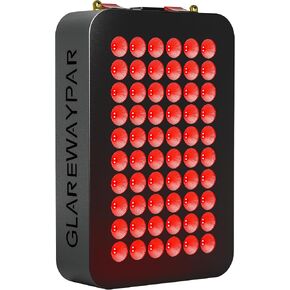Red Light Therapy for Body Face, Infrared Light Therapy Light with RED 660nm, Near Infrared 850nm for Skin, Pain Relief, Anti-Aging, Energy, Black