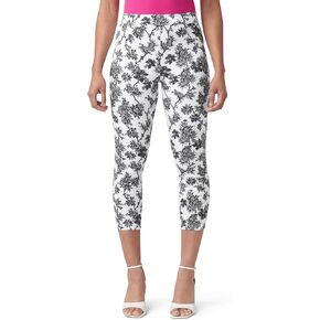 HUE Women's Ultra Soft High Waist Denim Capri Leggings