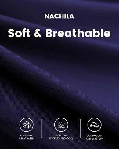 NACHILA Nightgowns for Women-Viscose Made from Bamboo, Short Sleeve Night Gown Cool Night Shirts Pleated Sleepwear in Kuwait