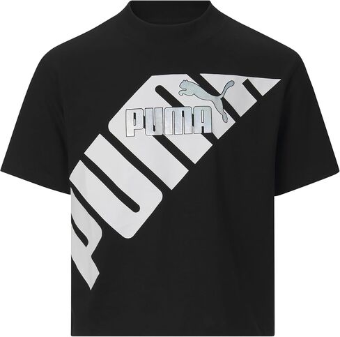 PUMA Girls' Short Sleeve T-Shirt, Fashion Prints & Colors, Soft and Comfortable in Saudi Arabia