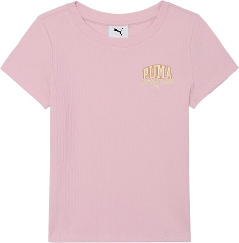 PUMA Girls' Short Sleeve T-Shirt, Fashion Prints & Colors, Soft and Comfortable in Saudi Arabia