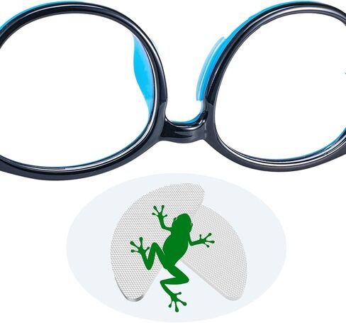 Eyeglass Nose Pads, 1mm Thickness, Thousands of Frog-Inspired Microstructured Fibers, Anti Slip Soft Adhesive Silicone Nose Pads, Glasses Nose Pad for Glasses, Sunglasses (5 Pairs Clear) in Saudi Arabia