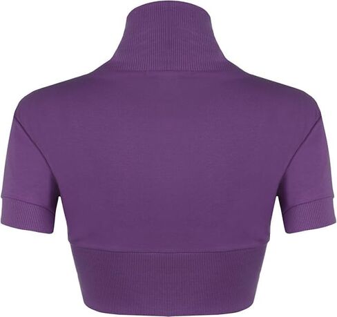 New Women's Ribbed Short Sleeve Open Front Plain Bolero Cropped Shrug Top Cardigan in Kuwait