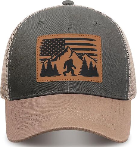 Bigfoot Gifts Sasquatch Hat for Men and Women Outdoor Big Foot Trucker Cap in Saudi Arabia