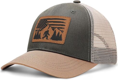 Bigfoot Gifts Sasquatch Hat for Men and Women Outdoor Big Foot Trucker Cap in Saudi Arabia