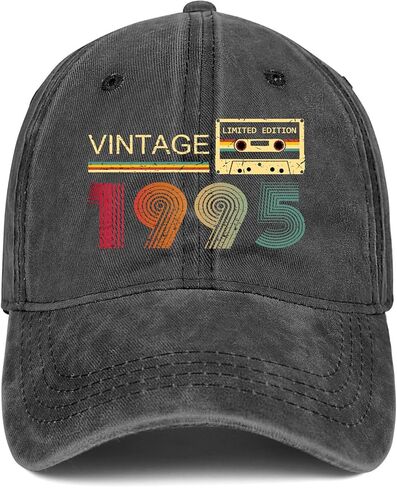 30th Birthday Gifts for Women Men Vintage 1995 Hats 1995 Baseball Cap for 30 Year Old Man Woman Fathers Mothers Day in Kuwait