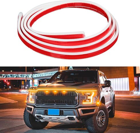 Dreamizer Car Hood Light Strip 94 "Dual Color Dynamic Scan بدءًا in Kuwait