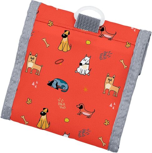 أطفال Trifold Wallet للأولاد من 4 إلى 12 عامًا ، محفظة فيلكرو مع حاملي البطاقات ، هدية عيد ميلاد الأطفال المثالية - محفظة صغار للأولاد ، محفظة Trifold for Kids (Strawberry) in Kuwait