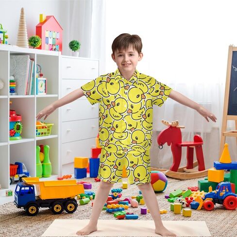 visesunny Boys Hawaiian Button Down Shirt + Swim Trunks 2 Piece Sets Summer Clothes Outfits for 3-10T Kids Toddler Baby Boy in Saudi Arabia