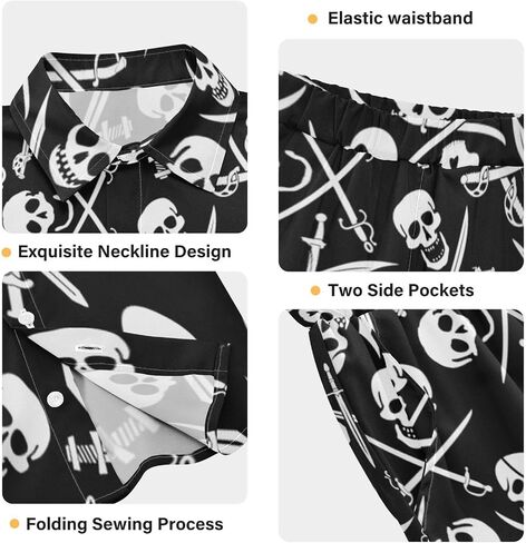 Visesunny Boys Hawaiian Button Down Down Swim Trunks 2 قطعة مجموعات الملابس الصيفية ل 3-10T أطفال طفل طفل رضيع in Saudi Arabia