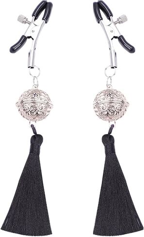 eartif Adjustable Bell Noose Nipple Ring for Women Non Piercing Body Chain Clamps Stainless Steel Pressure Clips Faux Body Jewelry in Saudi Arabia