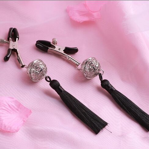 eartif Adjustable Bell Noose Nipple Ring for Women Non Piercing Body Chain Clamps Stainless Steel Pressure Clips Faux Body Jewelry in Saudi Arabia