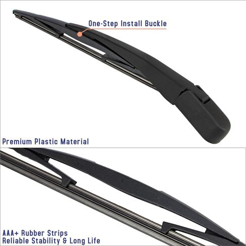 مجموعة شفرات ذراع ممسحة الزجاج الأمامي الخلفية متوافقة مع 2014-2020 Nissan Rogue، 2017-2020 Nissan Rogue Sport، 2013-2020 Nissan Pathfinder ممسحة النافذة الخلفية، استبدال 287803JA0A in Kuwait
