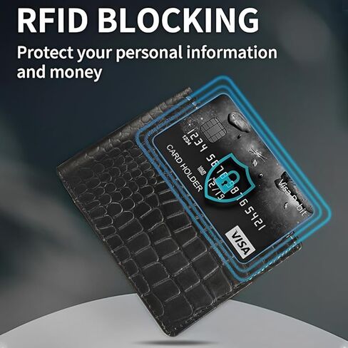 Men’s Leather Wallet – RFID Blocking Bifold Wallet for Men, Slim & Stylish with 15 Card Slots, ID Window & Extra Capacity Billfold, Gift Box Included – Brown, Gift for Him in Kuwait