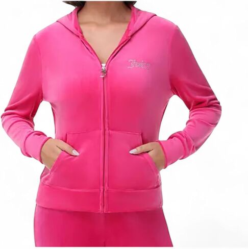 Juicy Couture Women's Bling Velor Hoodie in Kuwait