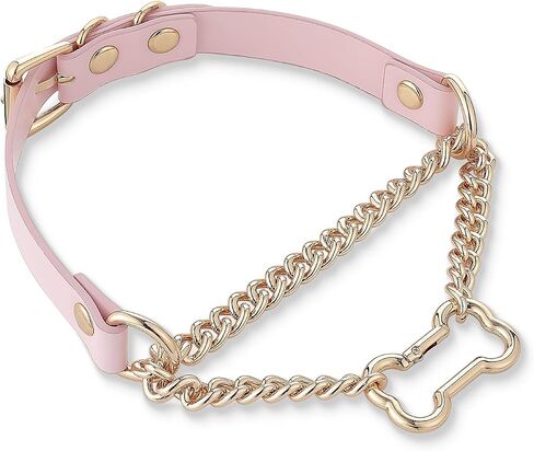 Handmade Black Leather Choker Necklace For Women, Adjustable Punk Gothic Bone-shaped O-ring Slip Chain Collar Necklace in Kuwait
