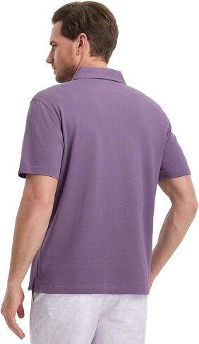 M Maelreg Golf Tirts for Men Pique Pique Performance Moisture Wicking Lightweight Collared Mens Polo قمصان قصيرة in Saudi Arabia