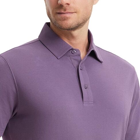 M Maelreg Golf Tirts for Men Pique Pique Performance Moisture Wicking Lightweight Collared Mens Polo قمصان قصيرة in Saudi Arabia