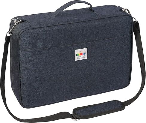 JAKAGO 480 Slots Colored Pencil Case Extra Large Capacity Pen Holder for Artist Painter Zipper Organizer Bag for Marker Highlighter Storage Case for Office Sketch Travel Supplies (Anemone) in Saudi Arabia