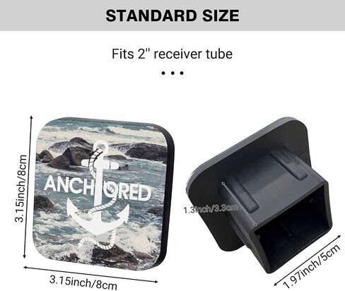 Swono Trailer Hitch Covers Funny Retro Sea Pattern 2 inch Hitch Cover for Pickup TSHOUJV Cars in Saudi Arabia