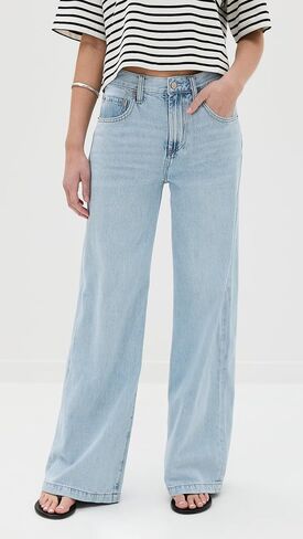 Pistola Denim Women's Jadyn Low Slung Palazzo Jeans in Kuwait