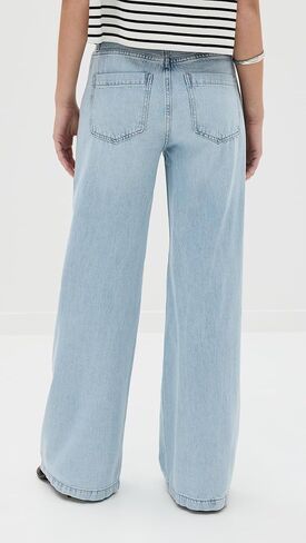 Pistola Denim Women's Jadyn Low Slung Palazzo Jeans in Kuwait