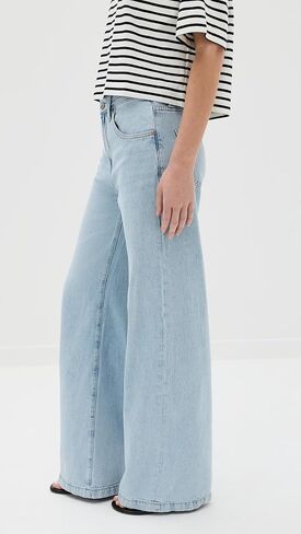 Pistola Denim Women's Jadyn Low Slung Palazzo Jeans in Kuwait